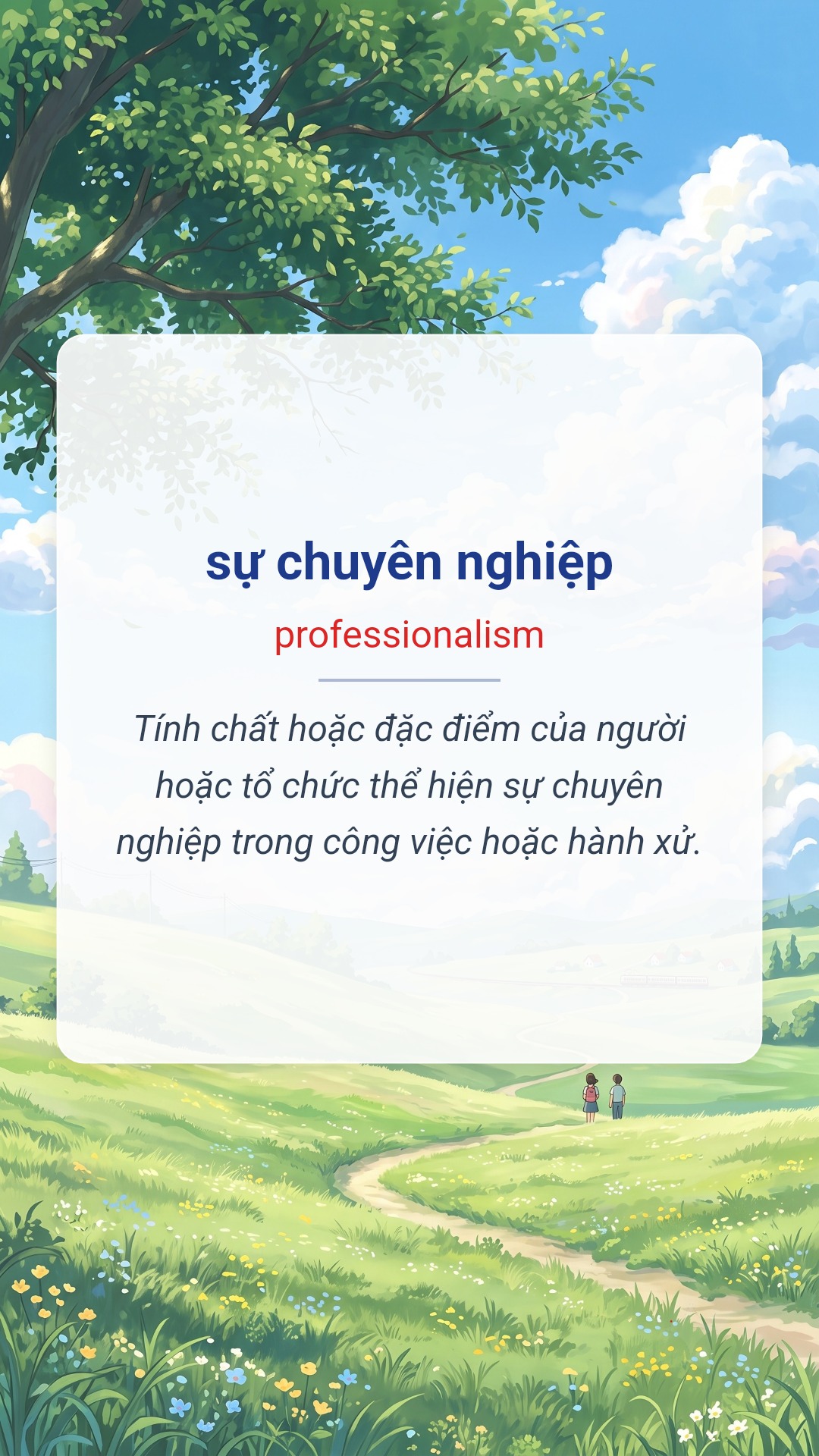 sự chuyên nghiệp tiếng Anh là professionalism Hình minh hoạ "sự chuyên nghiệp" tiếng Anh là "professionalism"