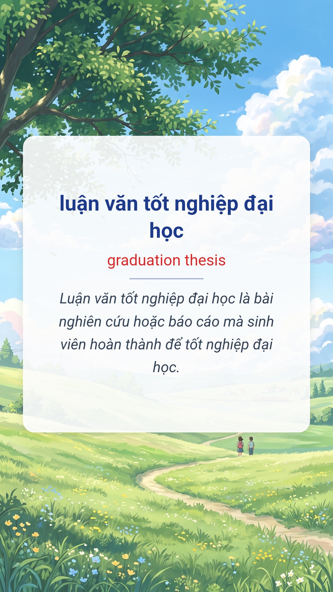 luận văn tốt nghiệp đại học tiếng Anh là graduation thesis Hình minh hoạ "luận văn tốt nghiệp đại học" tiếng Anh là "graduation thesis"
