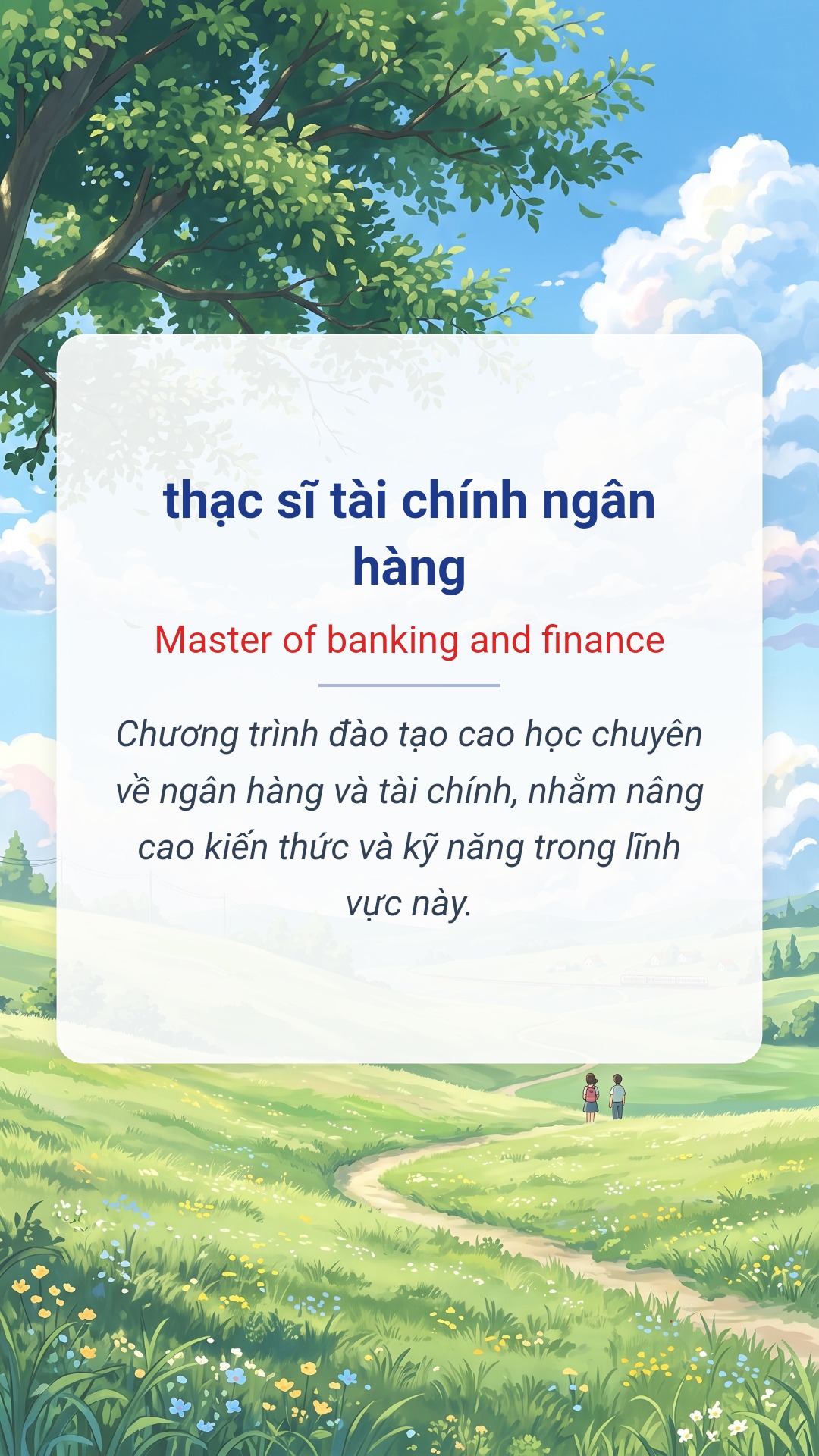 thạc sĩ tài chính ngân hàng tiếng Anh là Master of banking and finance Hình minh hoạ "thạc sĩ tài chính ngân hàng" tiếng Anh là "Master of banking and finance"