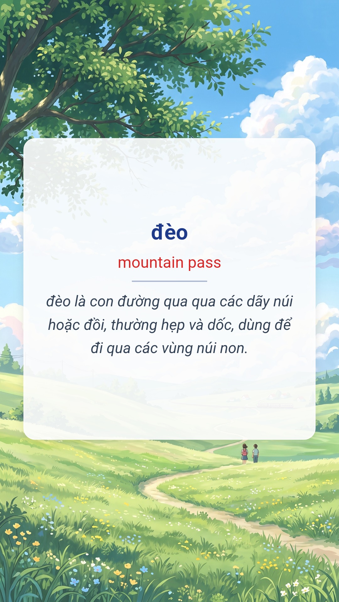 đèo tiếng Anh là mountain pass Hình minh hoạ "đèo" tiếng Anh là "mountain pass"