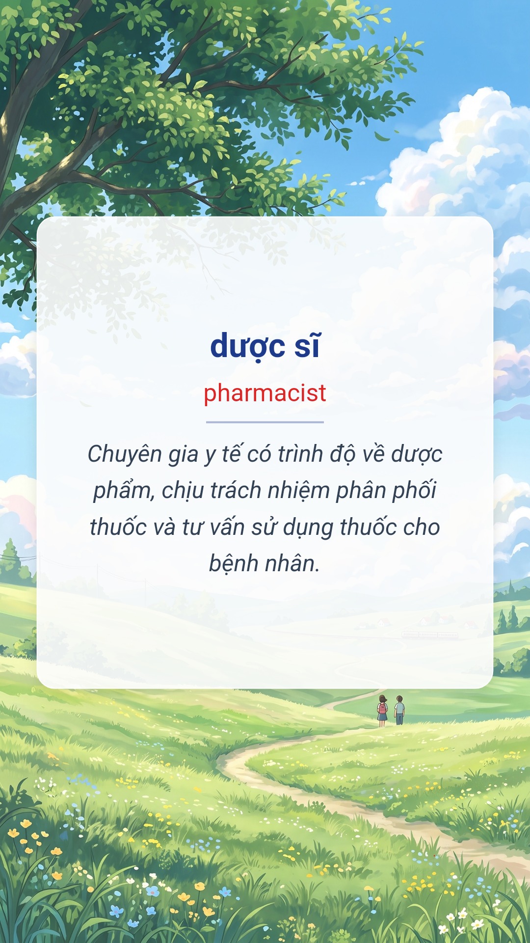 dược sĩ tiếng Anh là pharmacist Hình minh hoạ "dược sĩ" tiếng Anh là "pharmacist"