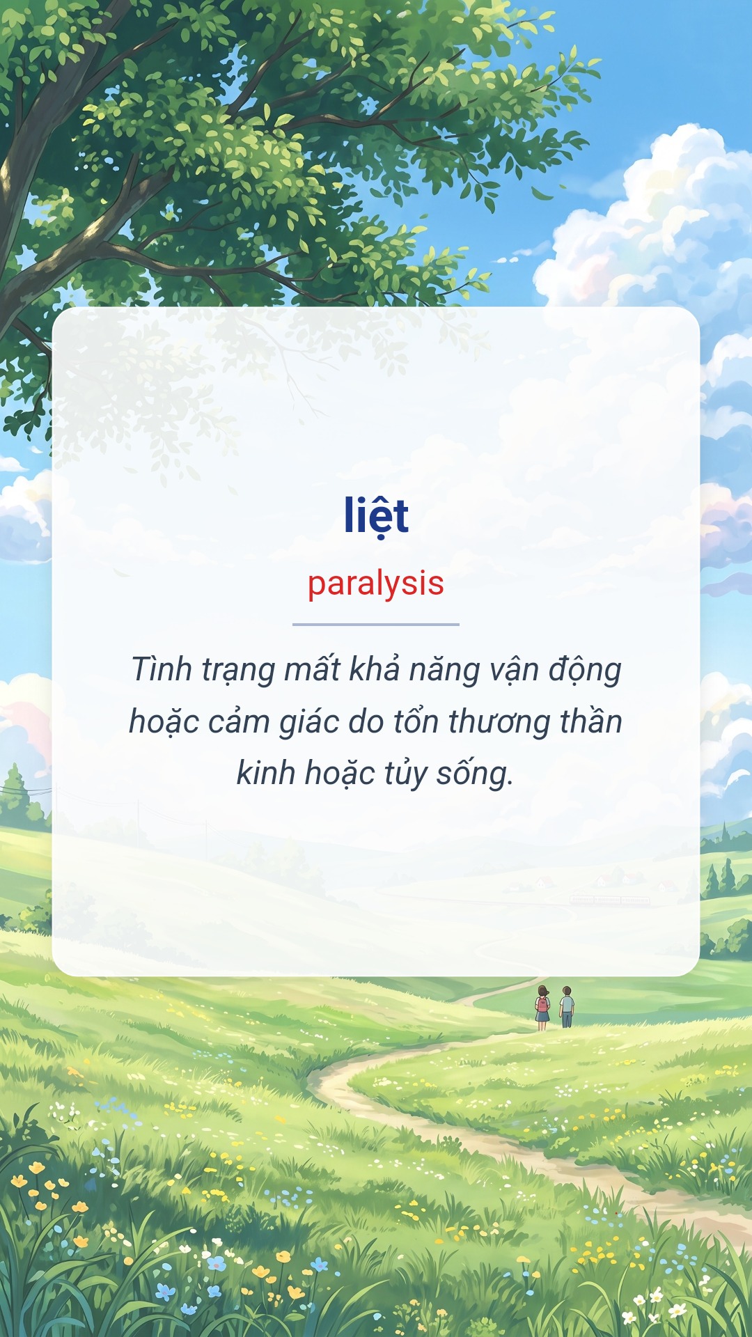 liệt tiếng Anh là paralysis Hình minh hoạ "liệt" tiếng Anh là "paralysis"