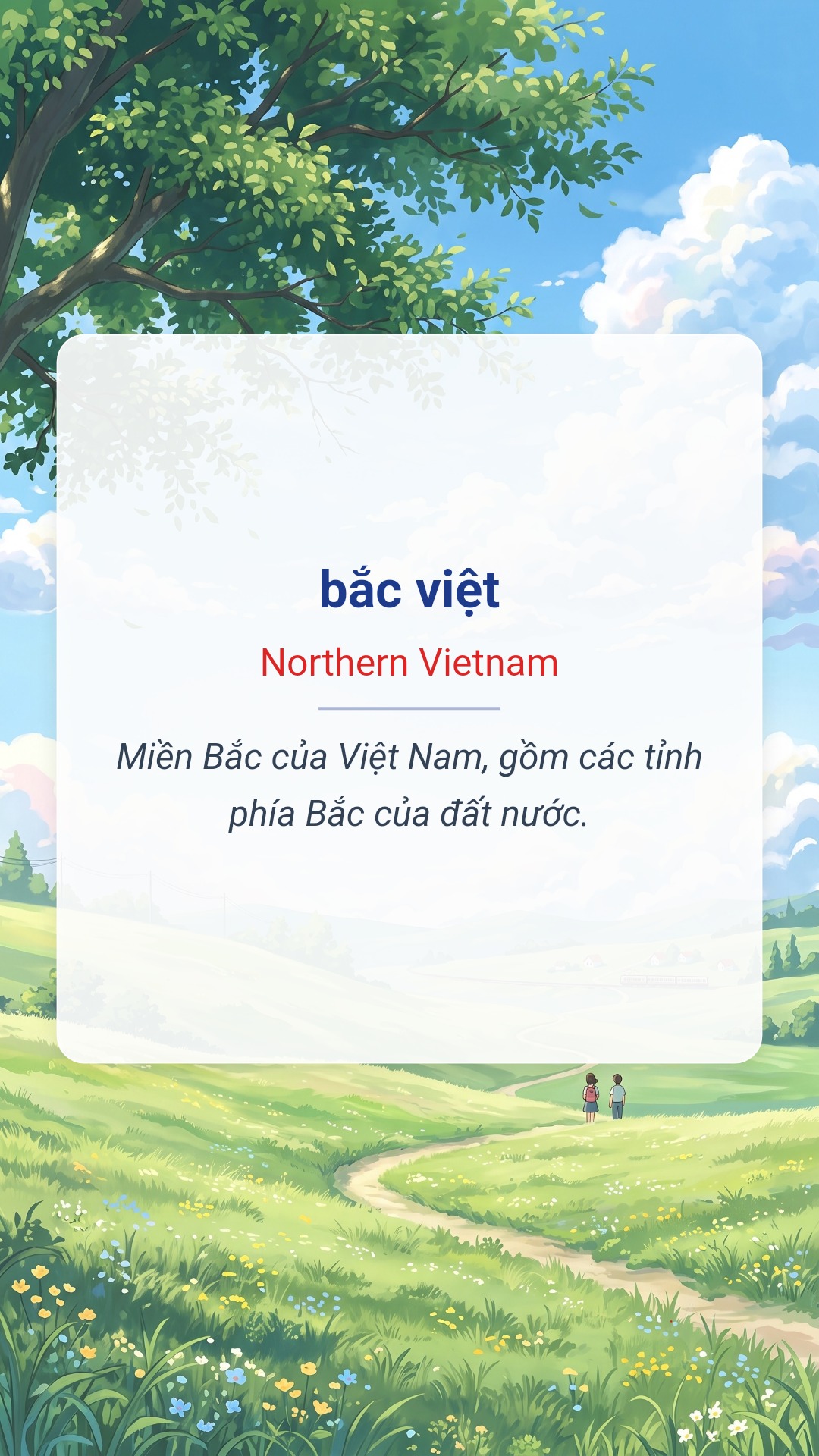 bắc việt tiếng Anh là Northern Vietnam Hình minh hoạ "bắc việt" tiếng Anh là "Northern Vietnam"