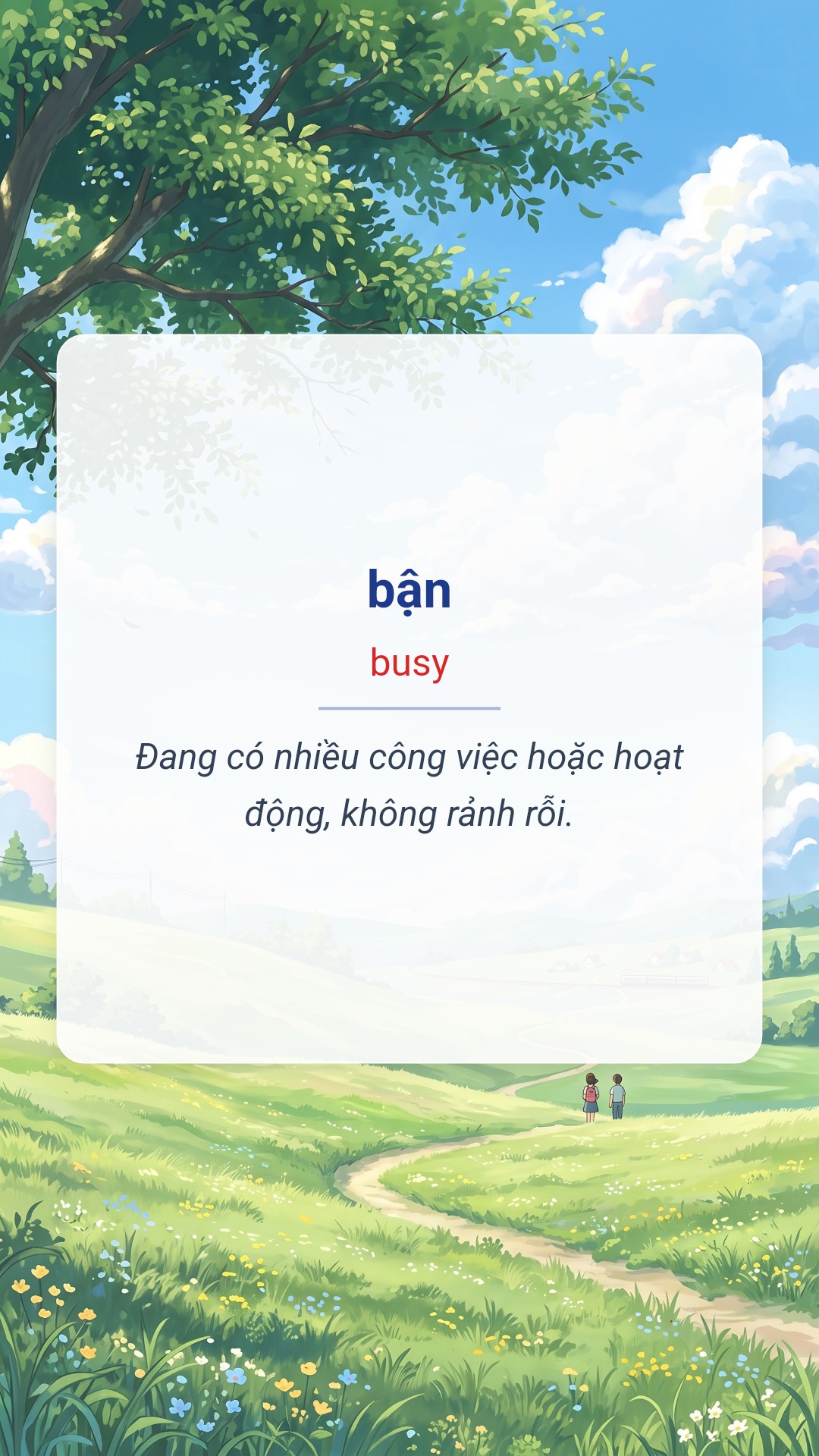 bận tiếng Anh là busy Hình minh hoạ "bận" tiếng Anh là "busy"