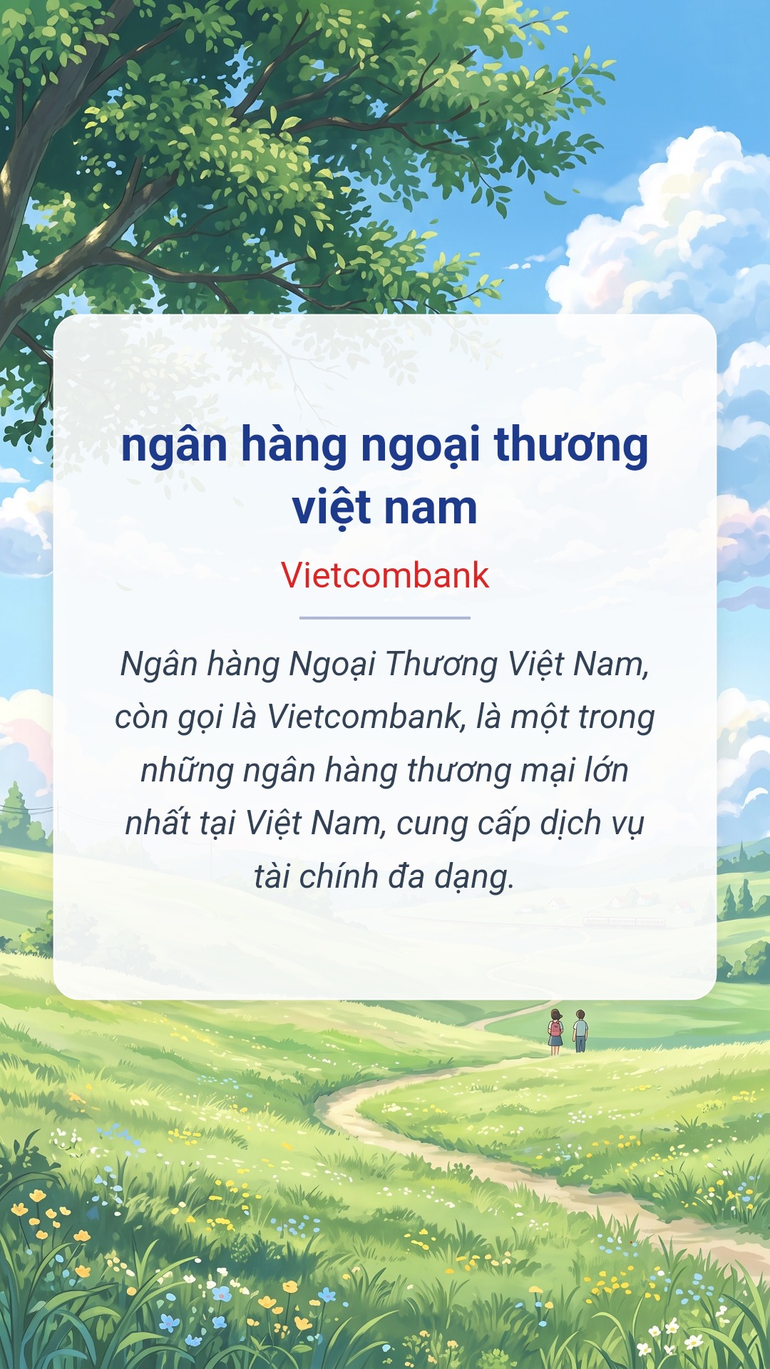 ngân hàng ngoại thương việt nam tiếng Anh là Vietcombank Hình minh hoạ "ngân hàng ngoại thương việt nam" tiếng Anh là "Vietcombank"