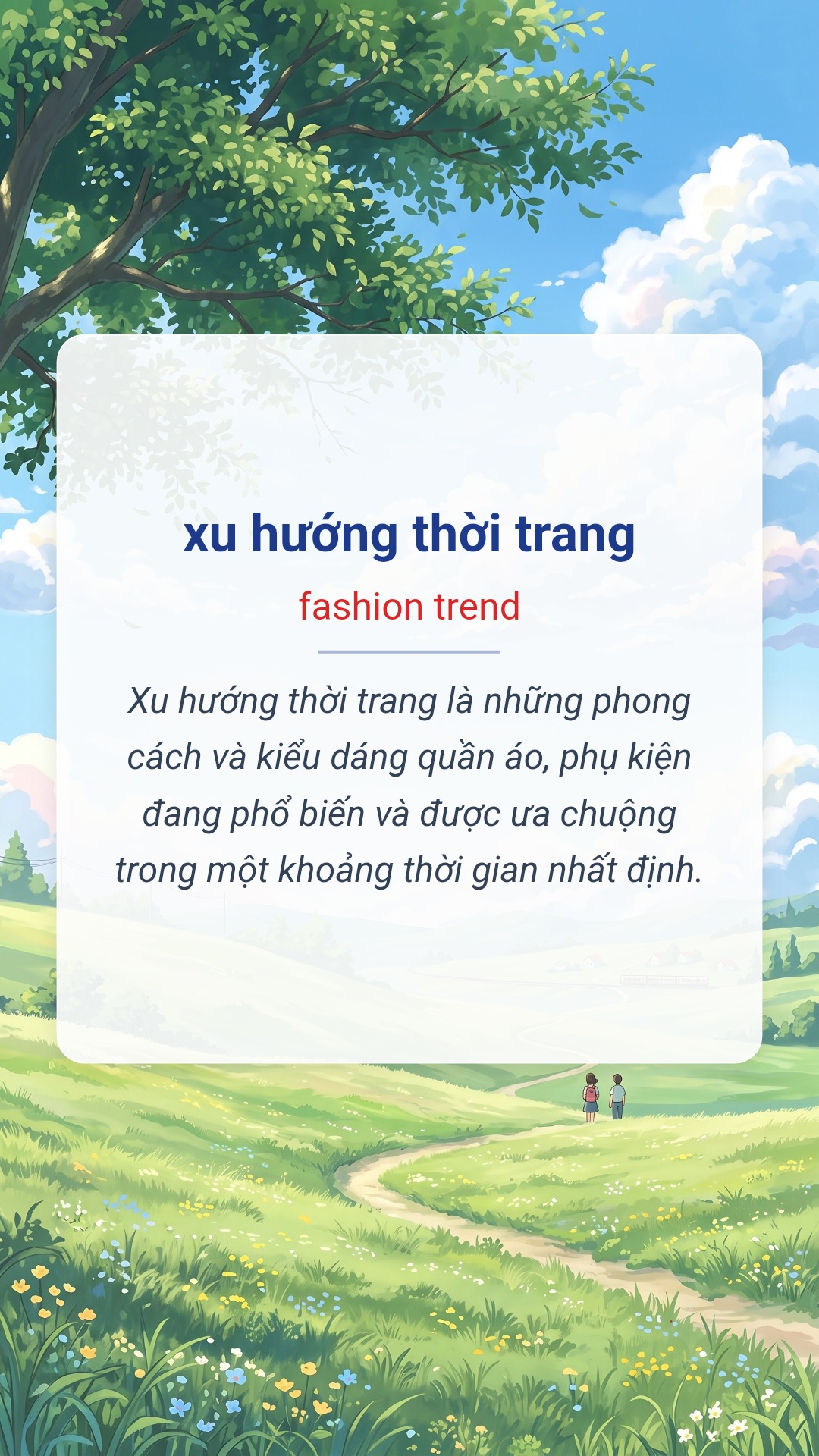 xu hướng thời trang tiếng Anh là fashion trend Hình minh hoạ "xu hướng thời trang" tiếng Anh là "fashion trend"