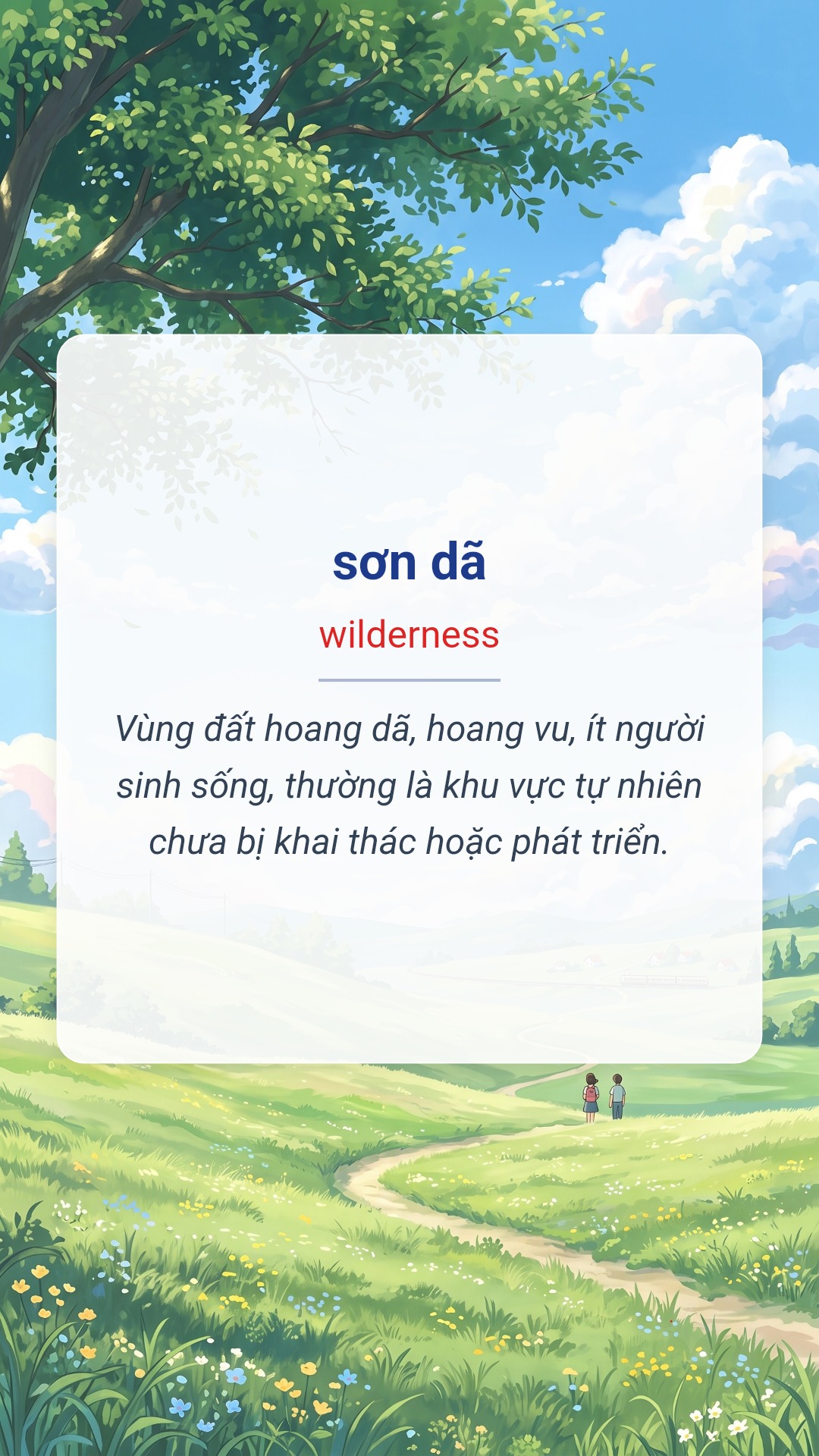 sơn dã tiếng Anh là wilderness Hình minh hoạ "sơn dã" tiếng Anh là "wilderness"