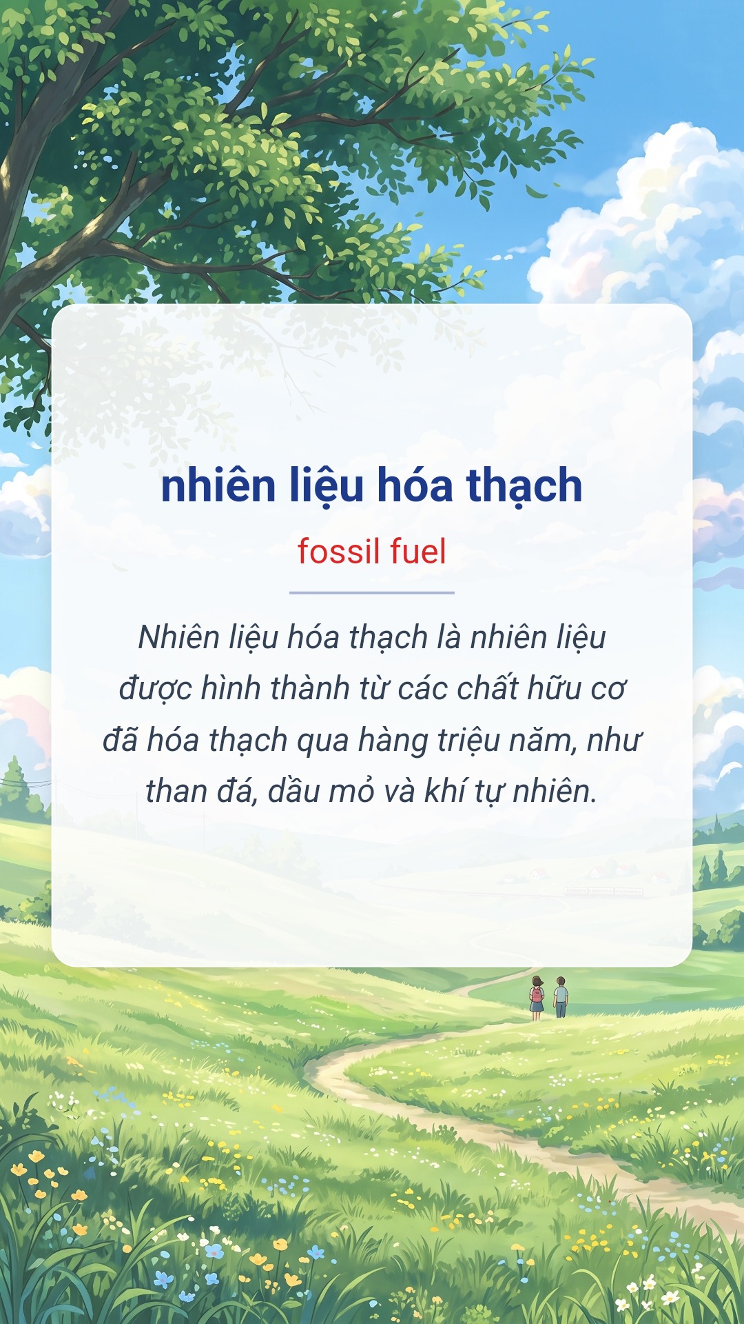 nhiên liệu hóa thạch tiếng Anh là fossil fuel Hình minh hoạ "nhiên liệu hóa thạch" tiếng Anh là "fossil fuel"