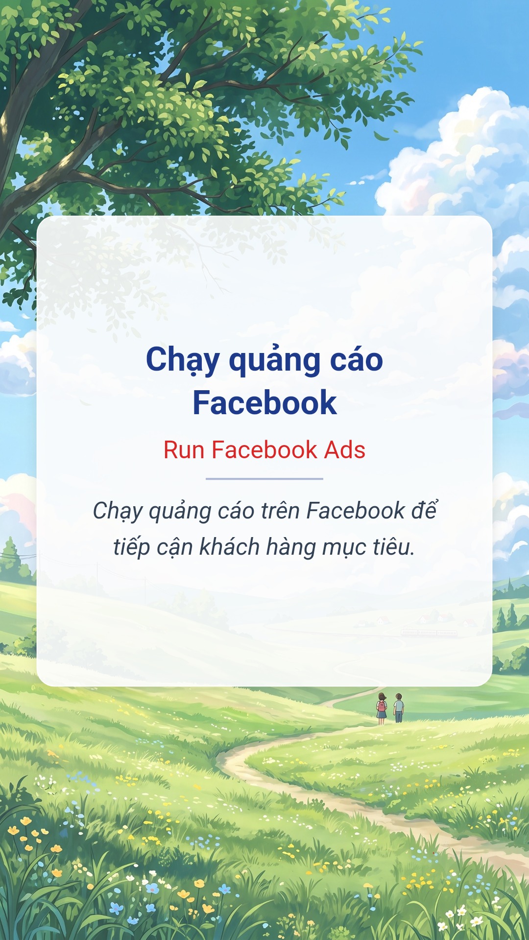 Chạy quảng cáo Facebook tiếng Anh là Run Facebook Ads Hình minh hoạ "Chạy quảng cáo Facebook" tiếng Anh là "Run Facebook Ads"