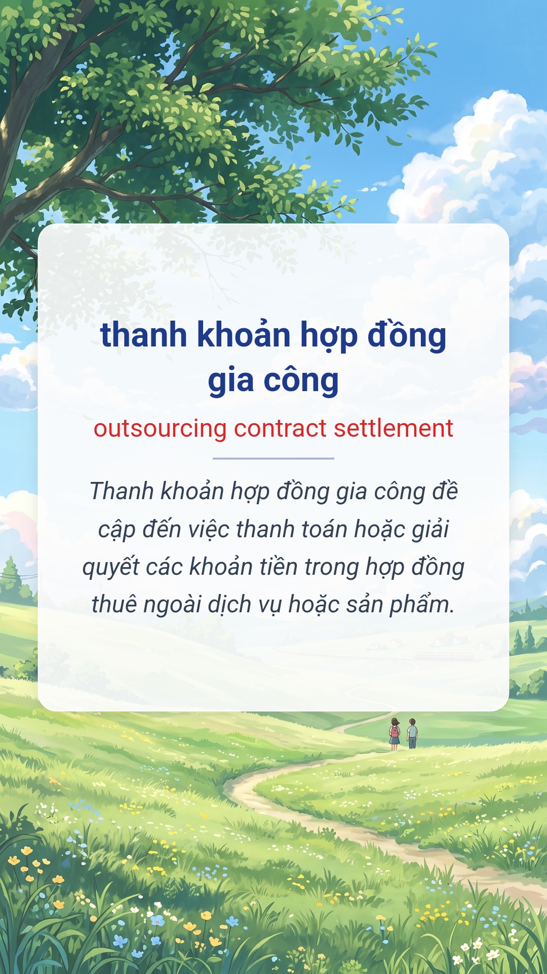 thanh khoản hợp đồng gia công tiếng Anh là outsourcing contract settlement Hình minh hoạ "thanh khoản hợp đồng gia công" tiếng Anh là "outsourcing contract settlement"