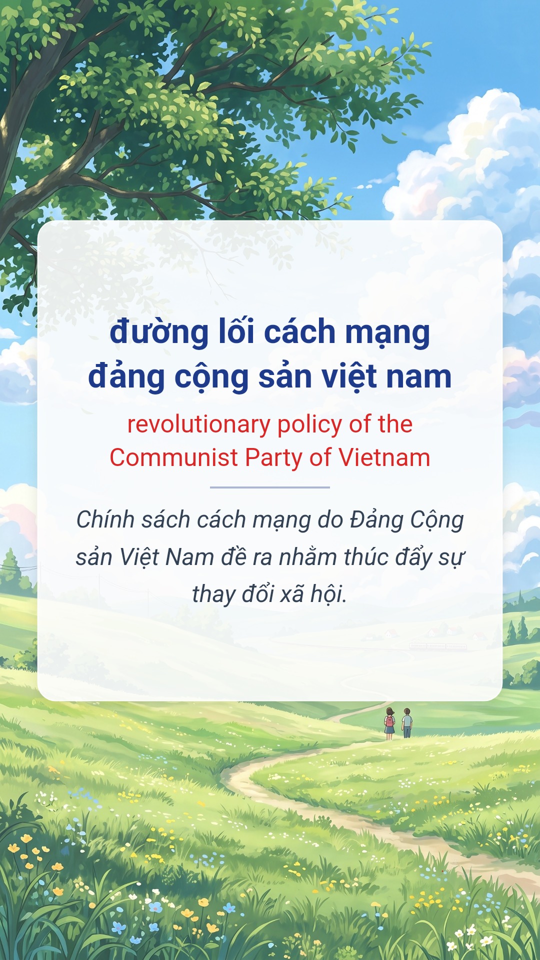 đường lối cách mạng đảng cộng sản việt nam tiếng Anh là revolutionary policy of the Communist Party of Vietnam Hình minh hoạ "đường lối cách mạng đảng cộng sản việt nam" tiếng Anh là "revolutionary policy of the Communist Party of Vietnam"