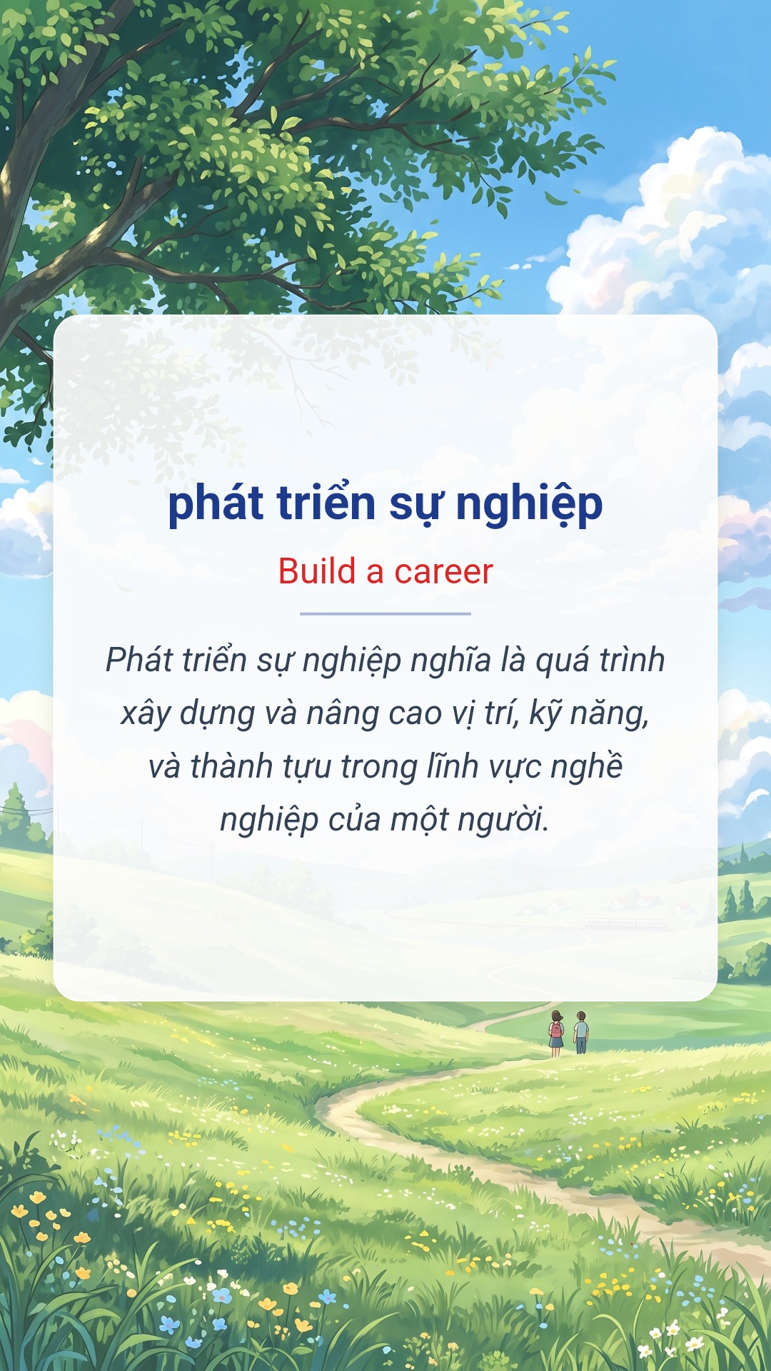 phát triển sự nghiệp tiếng Anh là Build a career Hình minh hoạ "phát triển sự nghiệp" tiếng Anh là "Build a career"