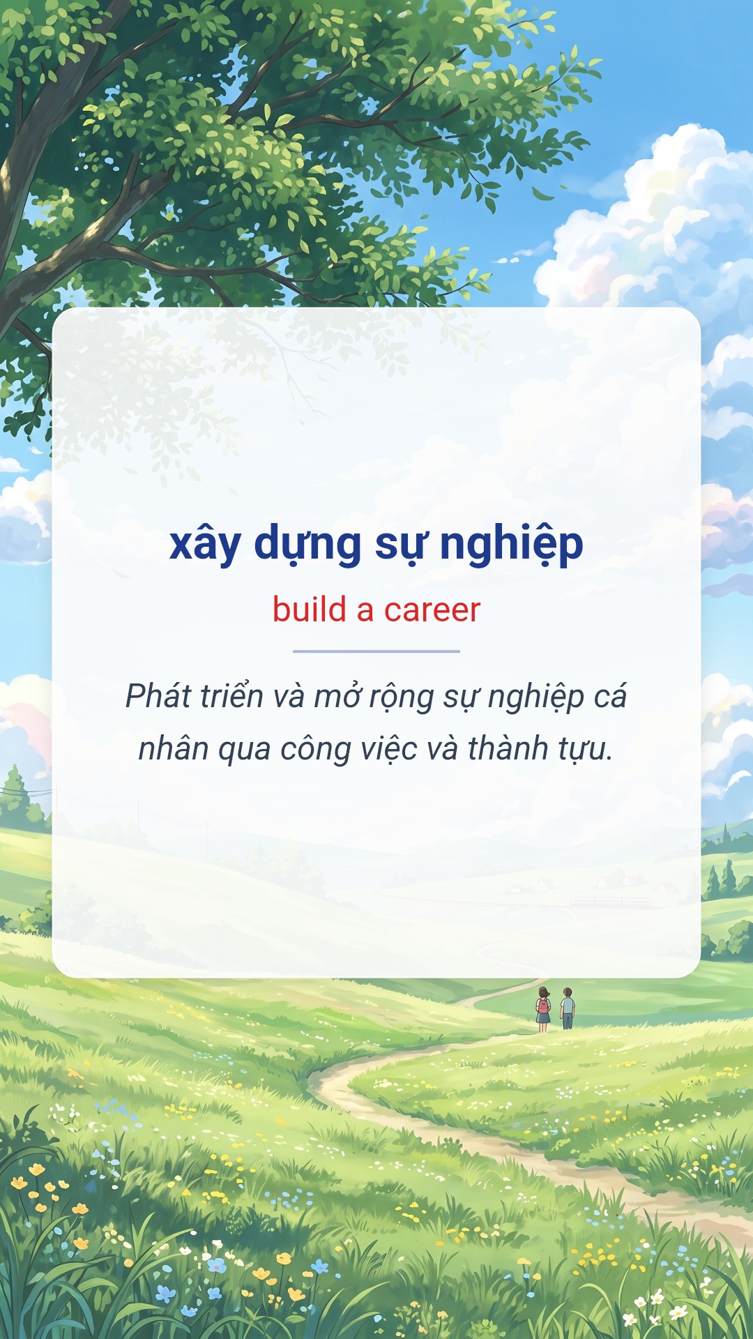 xây dựng sự nghiệp tiếng Anh là build a career Hình minh hoạ "xây dựng sự nghiệp" tiếng Anh là "build a career"
